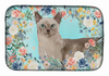 cat breed/Flowers art Dish Drying Mat - S000213B001695P000322V000