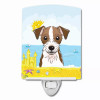 Summer Beach Design with Dog Ceramic Night Light - S000213B001695P099401V000