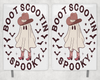 Boot Scootin Spooky Western Halloween Printed 8 Inch  A-5 Journal