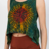 KENZIE TOP - Rayon Spandex Angle Cut Crop Top-Mudmee - PAE176WTopPAE176-L