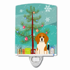 Christmas Tree and Dog Ceramic Night Light - S000213B001695P099702V000