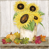 Fall Sunflowers I by Tara Reed, Framed Wall Art