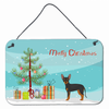 Christmas Tree Design with Dog Wall or Door Hanging Prints - S000213B001695P000681V000