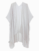 Silk-Blend Pearl Trim Kimono - JC062557Pink