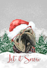 English Bull Dog - Hippie Hound Studios Christmas  House and Garden Flags - S001917B002771P001856V002