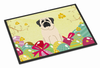 Easter Eggs Dog Art Indoor or Outdoor Mat - S000213B001695P083759V008