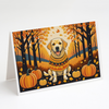 Yellow Labrador Retriever Fall Greeting Cards Pack of 8