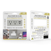 Slim Multiport Charging Station 2 Outlets + 1 USB + 1 Type C w/ Surge Protection