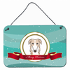 Merry Christmas Design with Dog Art Wall or Door Hanging Prints - S000213B001695P055770V000