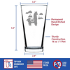 Alpaca Pint Glass for Beer - Alpaca Gifts and Decor