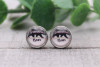 Grandma Bear | Glass Stud Earrings | Hypoallergenic