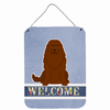 Welcome Sign with Dog Wall or Door Hanging Prints - BB5631DS1216