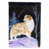 Starry Night Australian Shepherd Flag Canvas House Size