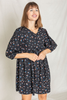 Abstract Dots Babydoll Dress