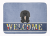 Dog Breed Print Machine Washable Memory Foam Welcome Mat - BB5688RUG