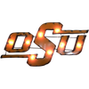 Oklahoma State University "OSU" Lighted Recycled Metal Wall Decor