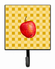 Whole Apple on Basketweave Basketweave / Food Themed Leash or Key Holder