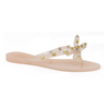 AURORA-24 Women's Flat EVA Jelly Sandal beach slide - AURORA-24-NUD-A