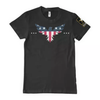 USA Eagle Army Men's T-Shirt Black