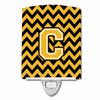 Letter Chevron Ceramic Night Light - CJ1053-CCNL