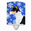 Snowflakes Holiday Dog Art Ceramic Night Light - SS4652CNL