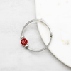 Interchangeable Reverisble Inspirational Bracelets - RAVERSTRONGER-RED-SM