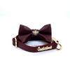 Red Wine Dog Collar - PuccissimePet000335