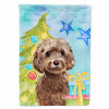 Christmas Dog Breed Themed Flag Canvas - BB9409CHF