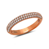 Micro Pave Rosegold Band