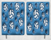 Blue Volleyball Printed 8 Inch  A-5 Journal