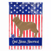 Dog Print American Flag Garden Size - S000213B001695P097122V000