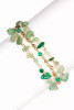 Green Aventurine Multi Strand Layering Bracelet