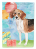 Happy Birthday Beagle Flag Garden Size
