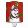 Snowflakes Holiday Dog Art Ceramic Night Light - S000213B001695P102488V000