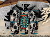 Cowhide Serape Cactus Steel Tumbler