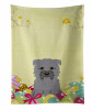 Easter Eggs Design with Dog Kitchen Towel - S000213B001695P084263V000
