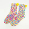 Fuzzy Pom Confetti Socks - S001770B002242P000406V003