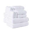 6-Piece Towel Set 100% Ringspun Cotton - 6PCTOWEL-GRY