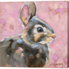 Pink Spring Bunny by Andrea Lavery, Canvas Art - C1088288-0240000-AAAACMA