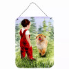 Little Boy with his Dog Wall or Door Hanging Prints - S000213B001695P028804V003
