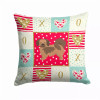 Love Design with Dog Fabric Decorative Pillow - S000213B001695P010426V000
