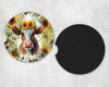 Cow Neoprene Car Coaster Set