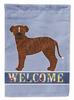 Bullboxer Welcome Flag Garden Size