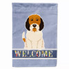 Welcome/Dog Breed Flag Canvas - BB5660CHF