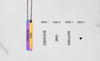 3D Vertical Bar Necklace With Austrian Crystal - PinkBox3-9745 3D Vertical Bar Necklace With Austrian Crystal - PinkBox3-9745