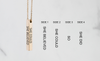 3D Vertical Bar Necklace With Austrian Crystal - PinkBox3-9751