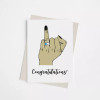 Congrats/Fucking Finally - Engagement Greeting Cards