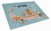 Sweet Home Dog Print Glass Cutting Board Large - S000213B001695P020205V017