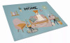 Sweet Home Dog Print Glass Cutting Board Large - S000213B001695P020205V029