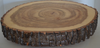 Rustic Slab Charcuterie board, Cake Stand, Cutting Board, Food Serving, or Center Piece, With Legs, With Bark - 16840029